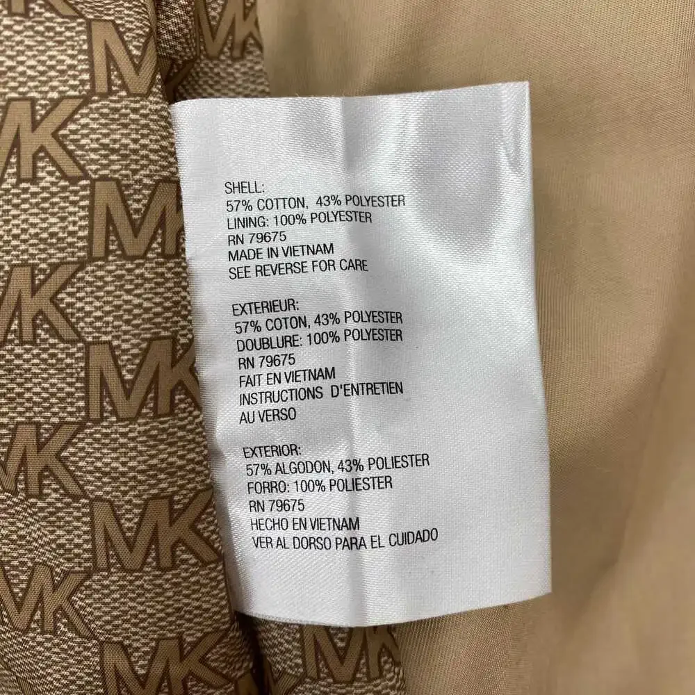 Michael Kors Brown Hooded Trench Coat | Women's XS